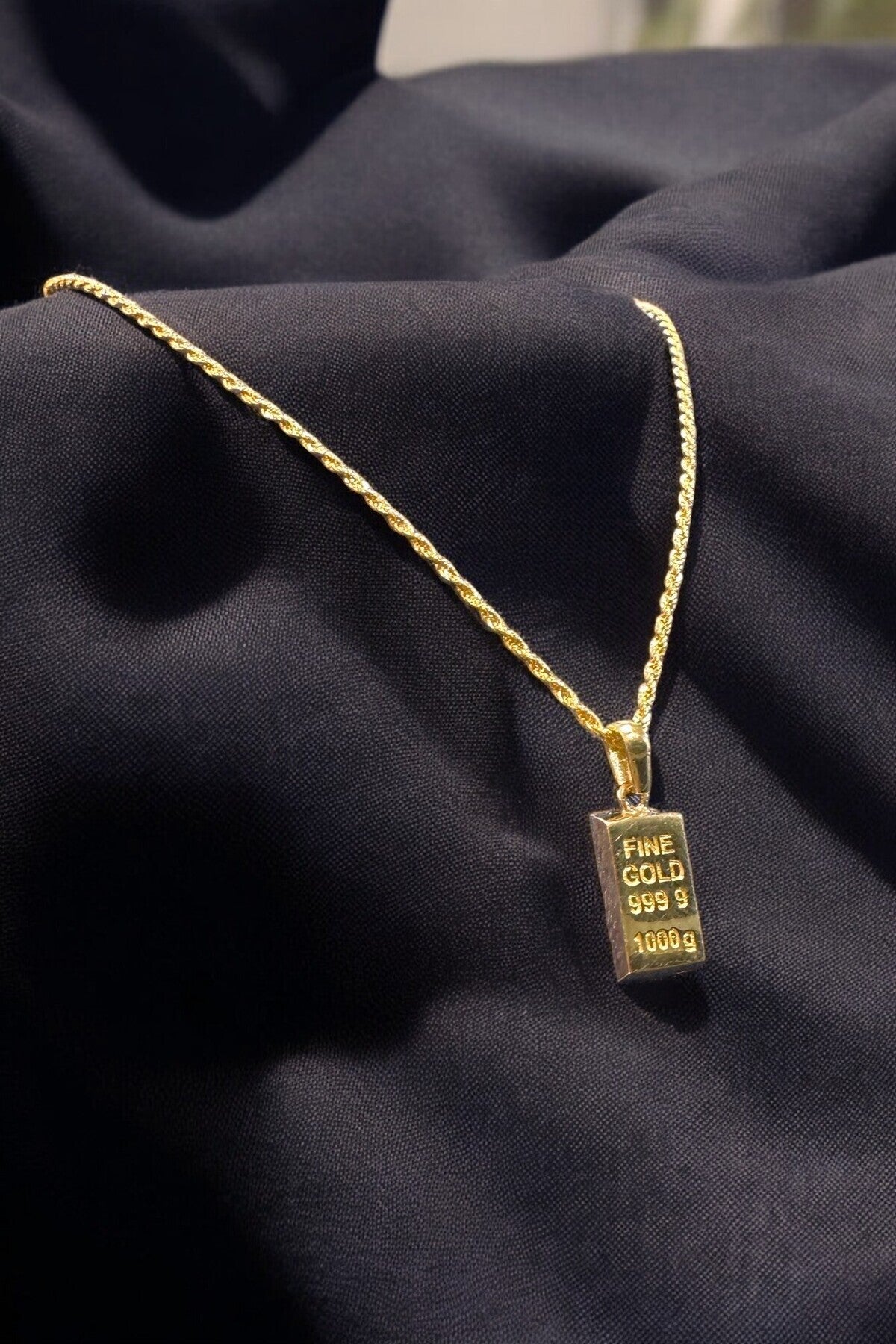 Amorae | Gold Külçe Kolye